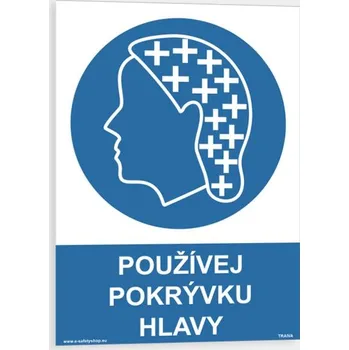 Používej pokrývku hlavy Samolepka 210 x 297 mm (A4) tl. 0.1 mm - Kód: 08427