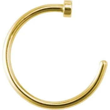 Piercing Falešný piercing | fake piercing do nosu - různé druhy - Zlatý