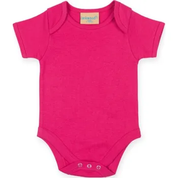 Kojenecký body Larkwood Dětské body s krátkým rukávem LW055 Fuchsia 0/3 Monate