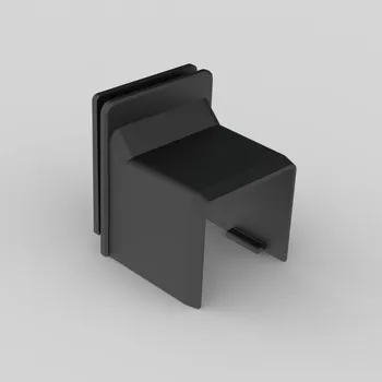 Stavebniny KOPOS KOLÍN KOPOS Kryt 8629_FB průchodkový Lhd 20X20 černá 8629_FB