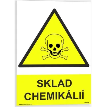 Sklad chemikálií Plast 210 x 297 mm (A4) tl. 2 mm - Kód: 09527