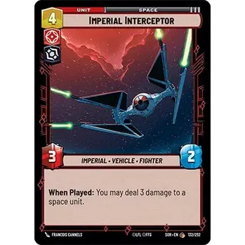 Sběratelská karetní hra Imperial Interceptor 132/252 - Spark of Rebellion Typ karty: Standard