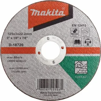 Řezný kotouč Řezací kotouč Makita, 125 x 3 x 22,2 mm