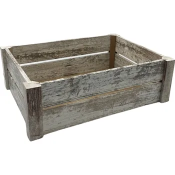 Úložný box Dřevěná bedýnka Provance velká