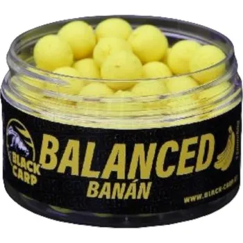 Boilies BLACK CARP Balanced Banán 60g 12mm (BLACK CARP Balanced Banán 60g 12mm)