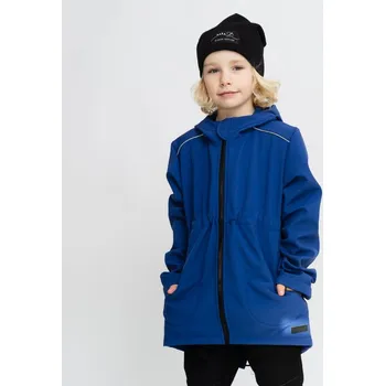 Dětská modrá softshell parka Velikost: 110/116