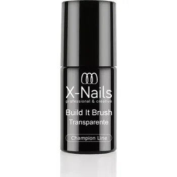 Profesionální jednofázový gel Champion line, 5ml - Build it brush Transparente (extra pevný a flexibilní gel v lahvičce) (Modelační/stavební UV/LED gel čirý,v lahvičce)