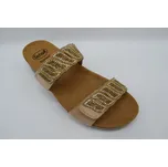 Scholl dámský pantofel DOHA 2 STRAPS béžová Velikost: 40