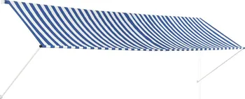 Markýza Zatahovací markýza ocelový rám/polyester 400 x 150 cm