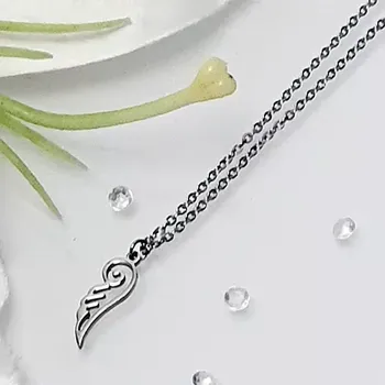 Řetízek Dámský ocelový řetízek - andělské křídlo