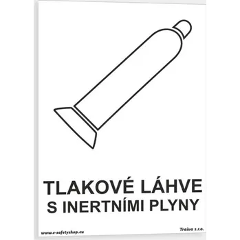 Tlakové láhve s inertními plyny Plast 148 x 210 mm (A5) tl. 2 mm - Kód: 13380