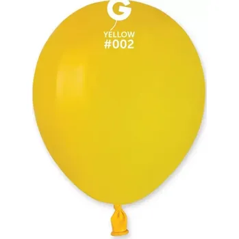 Balónek Balónek 13cm/5" #002 žlutý 100ks