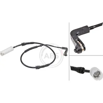 Brzdová destička Výstražný kontakt, opotřebení obložení A.B.S. 39612