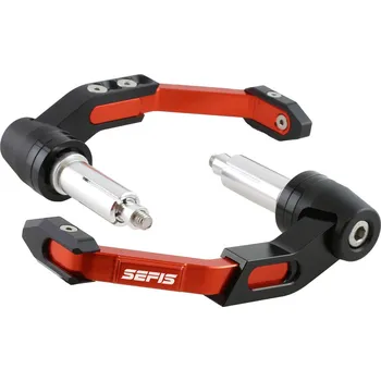 Chránič ruky pro motocykl SEFIS Protech CNC chrániče páček KTM 950SM 990SM Barva chráničů páček Modrá