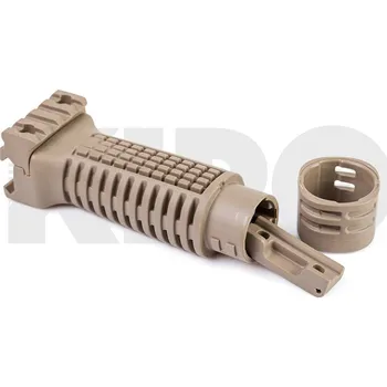 Velká Přední rukojeť Kiro s boční lištou Picatinny - Tan