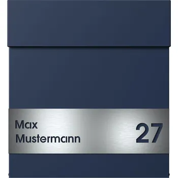 Železářství Max Knobloch Luxusní poštovní schránka KNOBLOCH MAILBOX 11 Barva: Safírově modrá