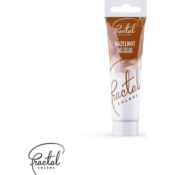 Potravinářské barvivo Gelová barva Fractal - Hazelnut (30 g)