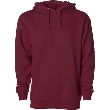 Oblečení a móda Independent Pánská mikina s kapucí IND4000C Maroon XXL