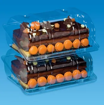 Jednorázové nádobí Guillin Uzavíratelná nádoba na cukroví R-PET 85ks