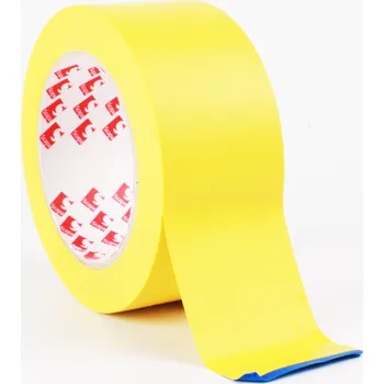Výstražná páska Vyznačovací podlahová páska - EXTRA ODOLNÁ žlutá - 50 mm x 33 m - Kód: 04858