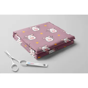 Softshell zimní, Myšky a hvězdičky Barva: Fialová