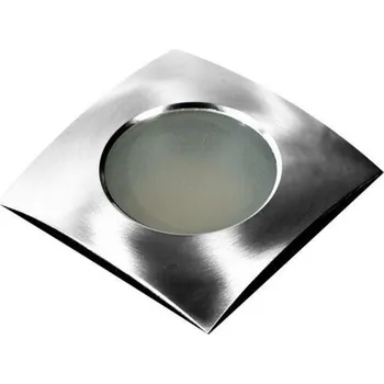 Bodové svítidlo Stropní zápustné bodové svítidlo AZzardo Ezio chrome AZ1051 MR16/GU10 1x7W IP54 9cm chromové