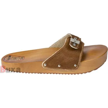 Dámská zdravotní obuv Buxa Dřeváky pro fit postavu CE1 - hnědá srst Velikost: 35