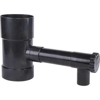 Zahradní hadice Bradas Sběrač / lapač dešťové vody s ventilem - 90 mm grafit IBCLZ1-090-DGY