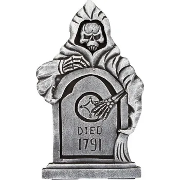 Party dekorace Halloweenská dekorace Náhrobek - Died 1791 - 56 cm
