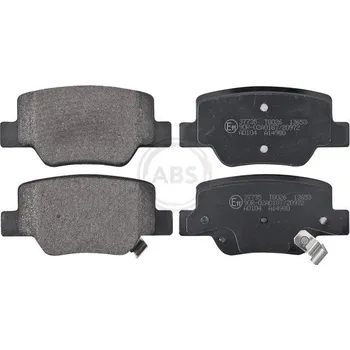 Brzdová destička Sada brzdových destiček, kotoučová brzda A.B.S. 37735