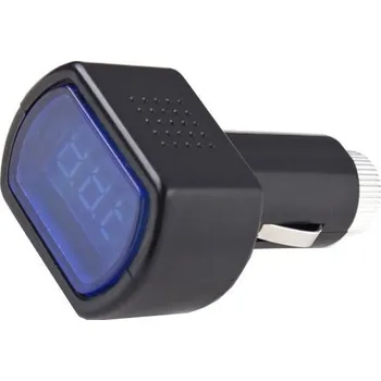 &nbsp; Voltmetr do auta, rozsah 8-30V, montáž do autozdířky