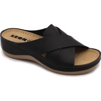 Dámská obuv Leon 932 Dámská kožená obuv - Černá Velikost: 39