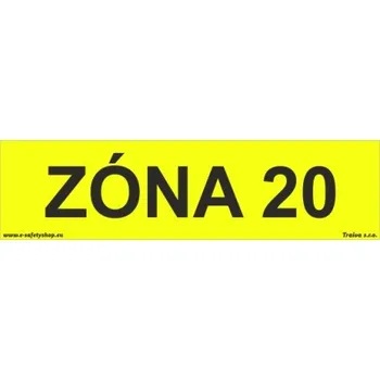 Zóna 20 Plast 210 x 55 mm tl. 0.5 mm - Kód: 00450