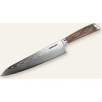 Kuchyňský nůž Šéfkuchařský nůž Seburo HOGANI Deluxe Damascus 250mm