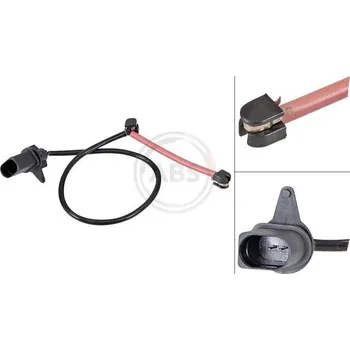 Brzdová destička Výstražný kontakt, opotřebení obložení A.B.S. 39910