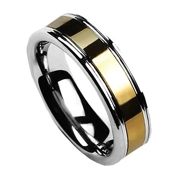 Prsten NUBIS® NWF1002 Pánský snubní prsten wolfram - velikost 59 - NWF1002-59