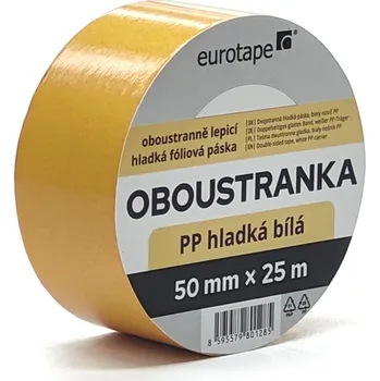 Lepicí páska Oboustranná páska PP eurotape varianta: 38 mm x 10 m