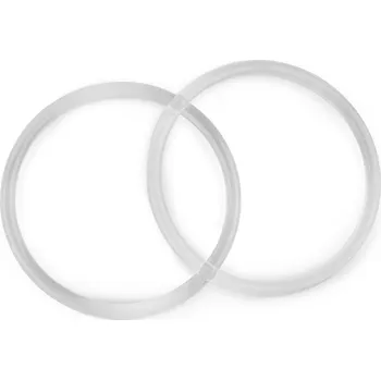 Akrylová ucha na tašky, transparent, barva 2 transparent