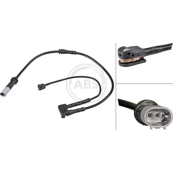 Brzdová destička Výstražný kontakt, opotřebení obložení A.B.S. 39797