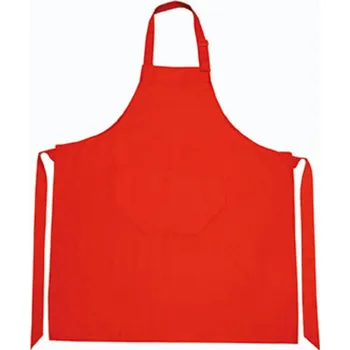 Pracovní zástěra L-Merch Unisex zástěra NT5220 Red 85 x 75 cm