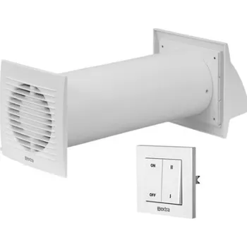 Domácí ventilátor Europlast EER100S úsporná lokální rekuperační jednotka