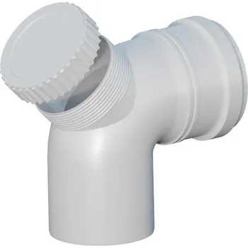 Kouřovod Revizní koleno odkouření 87° d 60, PP, Ricom Gas 12060B2