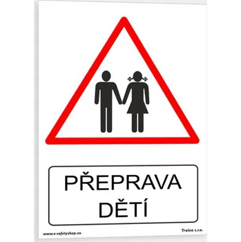 Dopravní značení Přeprava dětí Samolepka 210 x 297 mm (A4) tl. 0.1 mm - Kód: 03284
