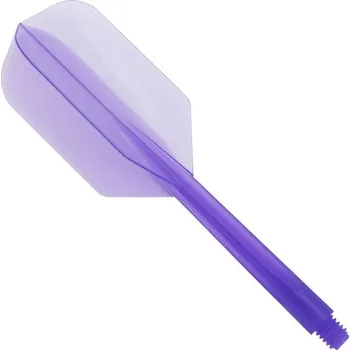 Příslušenství pro šipky Letky CONDOR ZERO Stress Slim Clear Purple Long