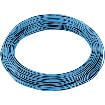 Příslušenství pro plot Vázací drát 1,4/2,0mm; Zn+PVC modrý; metr