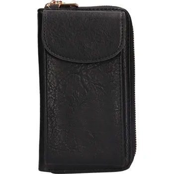 Kabelka Dámská peněženko-kabelka na mobil Meet & Match Melanie - černá
