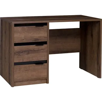 Psací stůl GiB Meble Psací stůl Denver Barva: korpus: KLÁŠTERNÍ DUB | čela: KLÁŠTERNÍ DUB | vložky: LESK ČERNÁ