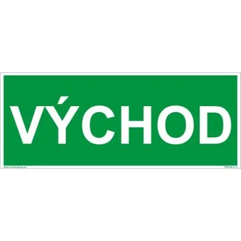 VÝCHOD Samolepka 200 x 80 mm tl. 0.1 mm - Kód: 09816