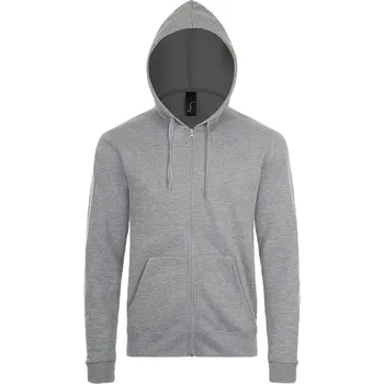 Pánská mikina SOĽS Stone Pánská mikina SL01714 Šedá melanž XXL