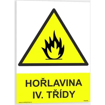 Hořlavina IV. třídy Plast 210 x 297 mm (A4) tl. 0.5 mm - Kód: 00535